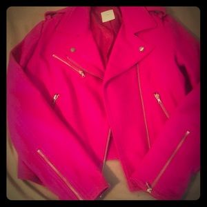 hot pink jacket